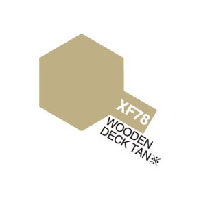 XF-78 Wooden Deck Tan, Acrylic Mini 10 ml (penselmaling, mat) - Tamiya